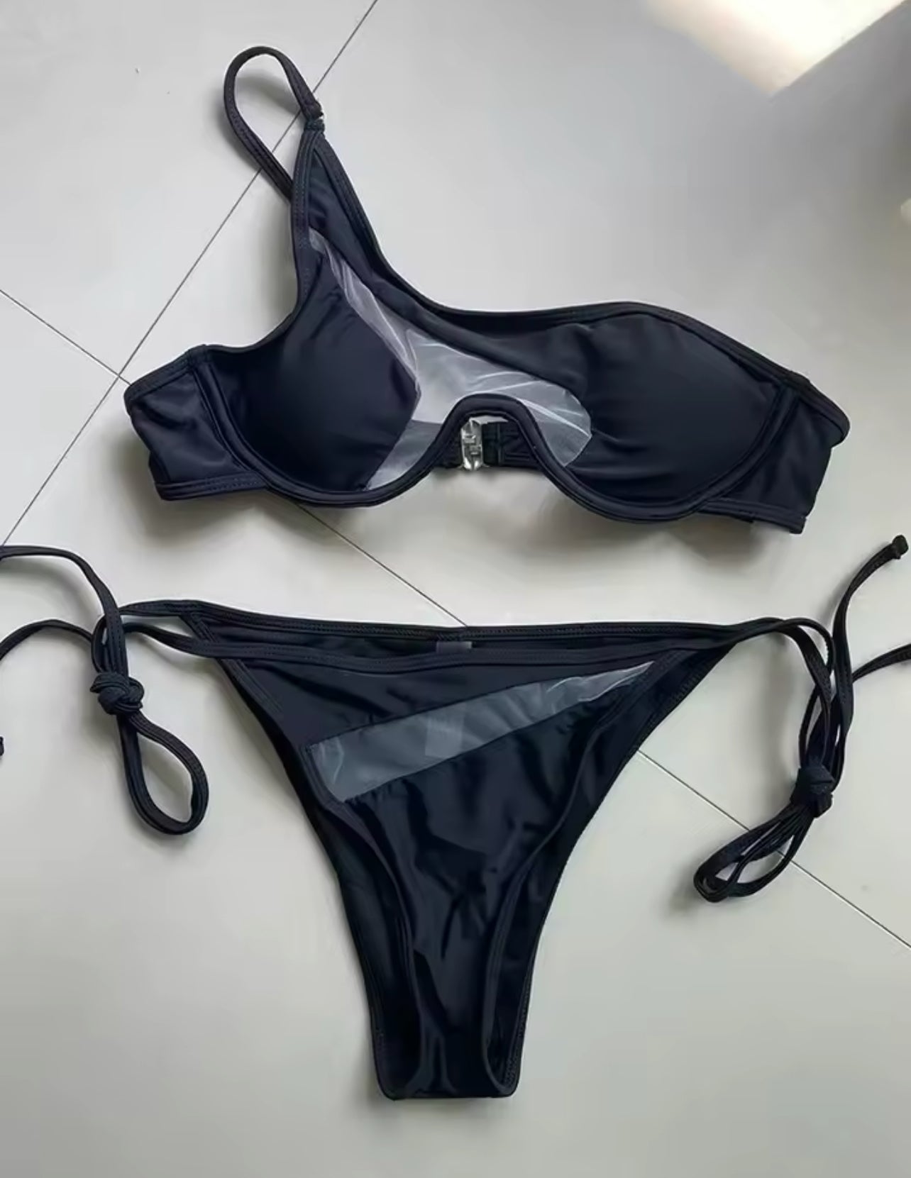 Swimsuit Sexy Mesh Patchwork's