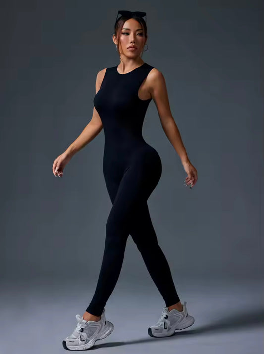 Sport Jumpsuit in Black